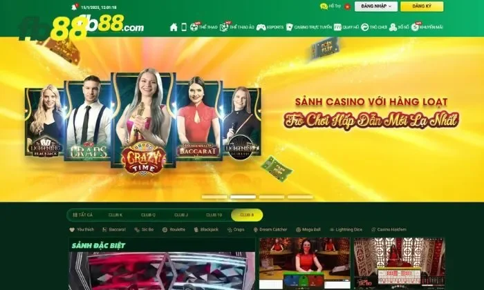 Club Eight FB88 Club Eight FB88 vô vàn trò chơi khác nhau để anh em trải nghiệm