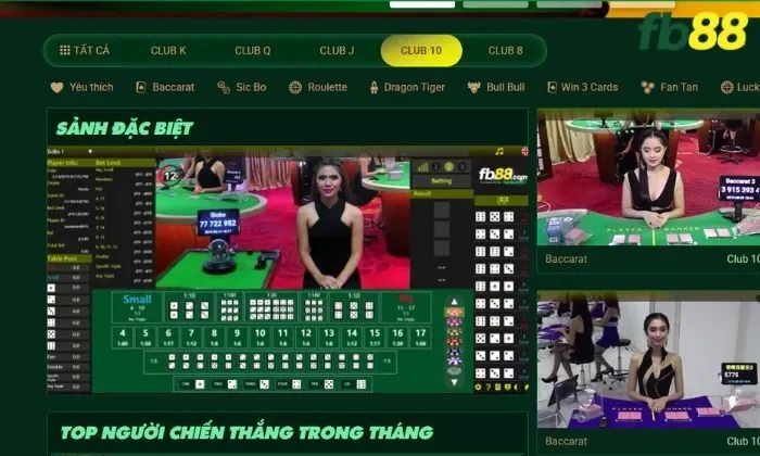 Club Ten FB88 là một game bài trực tuyến phổ biến và đáng tin cậy