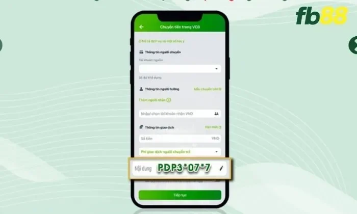 nạp tiền Fb88 Hướng dẫn cách nạp tiền Fb88 qua Internet Banking