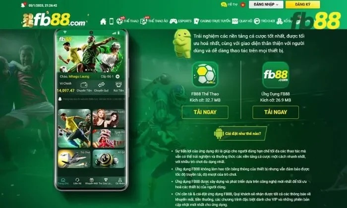 Tải FB88 Lợi ích khi tải app FB88