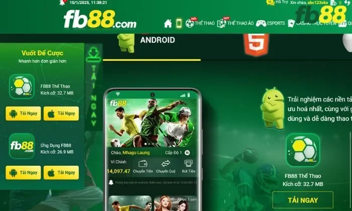 Tải FB88 iOS hoàn toàn miễn phí